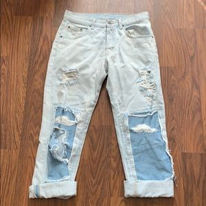 Carmar denim boyfriend jeans